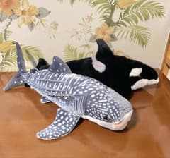 ジンベエザメ&シャチ ぬいぐるみ2点のサムネイル