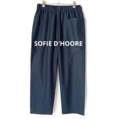 美品◇SOFIE D'HOORE ソフィードール ウール イージーパンツ 片ポケ