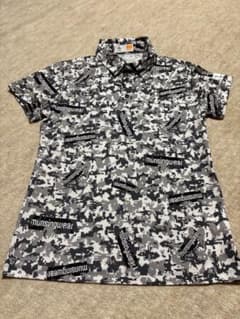 Munsingwear デジタルカモフラージュ ポロシャツ　レディースＬ 迷彩のサムネイル