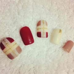 ☆マットコート チェックネイル☆のサムネイル