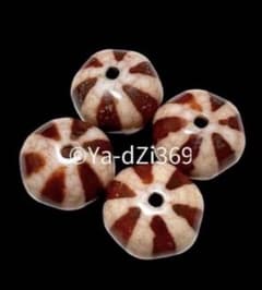 dZi beads ジービーズ 上肯 玉髄 龍紋 線天珠 （プンジー）のビーズ