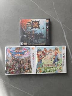 【動作確認済み】ニンテンドー3DS　ソフト3点まとめ売りのサムネイル
