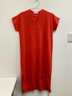393 BY LOVE，J LOVE Vネック ワンピース 半袖 レッド系