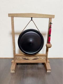 未使用 茶道具 水屋道具 桑 七宝透 銅鑼枠 金谷浄雲作 銅鑼 銅印 桴付 元箱 未使用 茶道具 水屋道具 桑 七宝透 銅鑼枠 金谷浄雲作 銅鑼 銅印 桴付