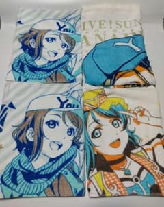 러브라이브! 선샤인!! Aqours 와타나베 요 타월 4장 세트