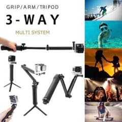 Free Shipping: GoPro Selfie Stick Accessory Mount, Underwater Waterproof Selfie Stick Tripod