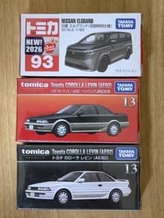 シ*ー様 トミカ 日産エルグランド トヨタ カローラレビン 初回特別仕様！のサムネイル