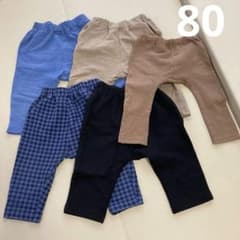 GU サマナルパンツ・モンキーパンツ5点セット 80cmのサムネイル