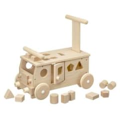 森のパズルバス 木製 車のサムネイル