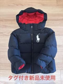 タグ付き新品未使用、30％オフ！！】POLO フード付きダウンジャケット 