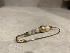 ハンドメイド ③-1、ゴールド カブトピン 結婚式 パーティのサムネイル