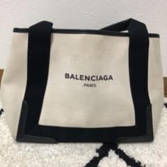 最終価格！BALENCIAGA ネイビーカバ【S】のサムネイル