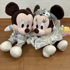 미키 미니 웨딩 봉제 인형
