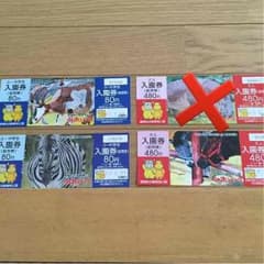 のんほいパーク 豊橋動物園  入園券  3人分☆のサムネイル
