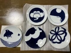 KIHARA 豆皿5枚セット　伝統紋様　新品未使用　小皿　説明必読のサムネイル