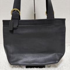 極美品】USA製 オールドコーチ トートバッグ A4レザー 本革 黒4140