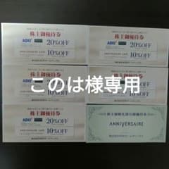 AOKI　アオキ　株主優待券のサムネイル