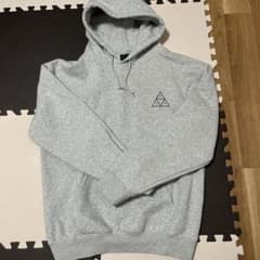 HUF パーカー　グレー　Lサイズ　裏起毛のサムネイル