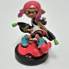 amiibo Girl Neon Pink Splatoon Series amiibo 296