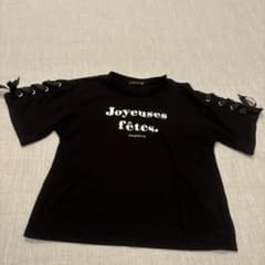 lovetoxic ロゴプリント 袖レースアップ Tシャツのサムネイル