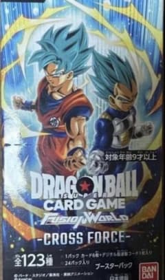 テープカットドラゴンボールフュージョンワールドCROSS FORCE 1BOX