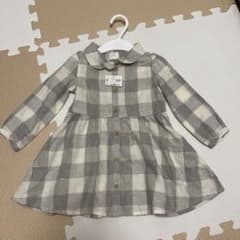 H&M チェック柄ワンピース 80cmのサムネイル