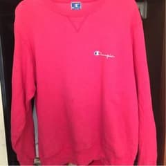 Champion 定番 ピンクスウェットのサムネイル