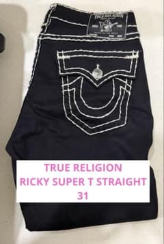 新品TRUE RELIGION RICKY SUPER T STRAIGHT31 - メルカリ