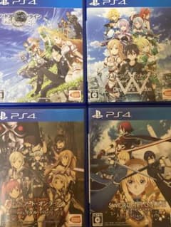 소드 아트 온라인 PS4 소프트 4 개 세트