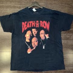 Death Row Records Tシャツ　2PAC　デス・ロウ・レコードのサムネイル