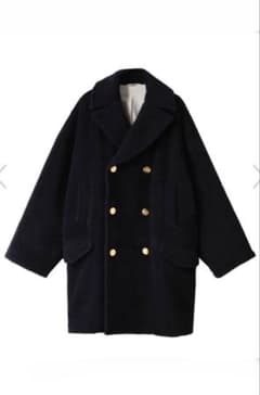 サードマガジン ボアPコート ネイビー - メルカリ