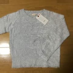 earth music & ecology Vネックフェザーニット Lサイズ♪のサムネイル