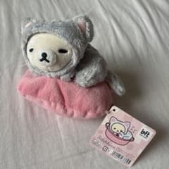 로프트 한정 코리락쿠마 쁘띠 모아 봉제인형 한가로이 고양이 리락쿠마