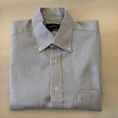 The Savile Row Company 半袖ワイシャツ ストライプ