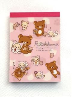 【未使用品】リラックマ コリラックマ　メモ帳 猫デザインのサムネイル