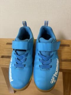 Hummel フットサルシューズ 青/黄のサムネイル