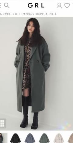 サイドスリットロングテーラードコート[fo1139]のサムネイル
