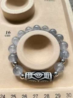 龍六眼天珠 ブルールチルクォーツ ブレスレットのサムネイル