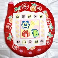 たまごっち クッション めちゃもふぐっとぬいぐるみ ～たまごっちアロハれっど～