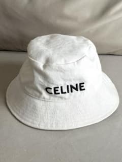 CELINE バケットハット ホワイト M 表参道店購入品 セリーヌ CELINE バケットハット ホワイト M 表参道店購入品 セリーヌ - メルカリ