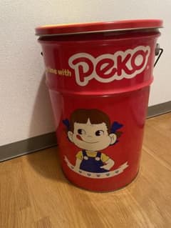 ペコちゃん ペール缶 収納缶 古物 ジャンク品 - メルカリ