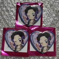 鬼滅の刃 ストロベリーフェスティバル ハート缶バッジ 缶バッジ 胡蝶