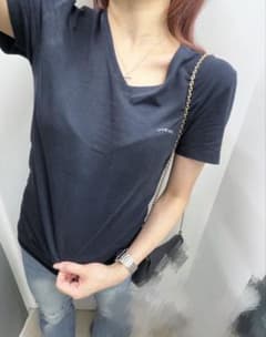 DIESEL Vネック 半袖 Tシャツ ブラック Sのサムネイル