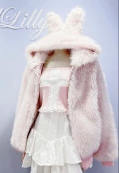 lilLilly フェイクファーパーカー うさぎ ラビット lilLilly フェイクファーパーカー うさぎ ラビット - メルカリ