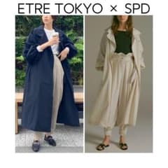 ETRE TOKYO speedo スリーブロングコート ブラック 洗える 黒色 - メルカリ