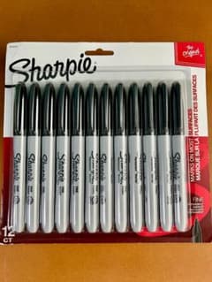 シャーピー FINE(中字) ブラック・12本セット Sharpieのサムネイル