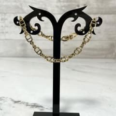 美品　Dior CDロゴ ブレスレット ゴールド CDロゴ a-6のサムネイル