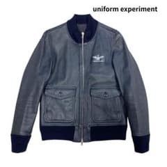 uniform experiment G-1 レザー ブルゾン ジャケット 2 - メルカリ