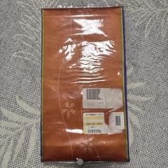 半幅帯 リバーシブル 橙色 桜柄
