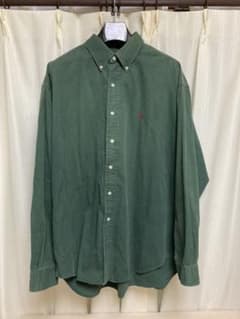 るい様　ラルフローレン シャツ　グリーン　古着　USEDのサムネイル